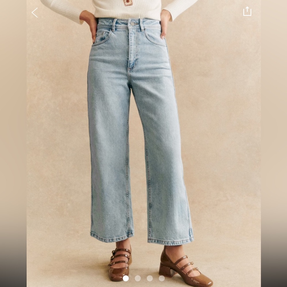 Sezane Le Crop in Bleach *PRICE FIRM*